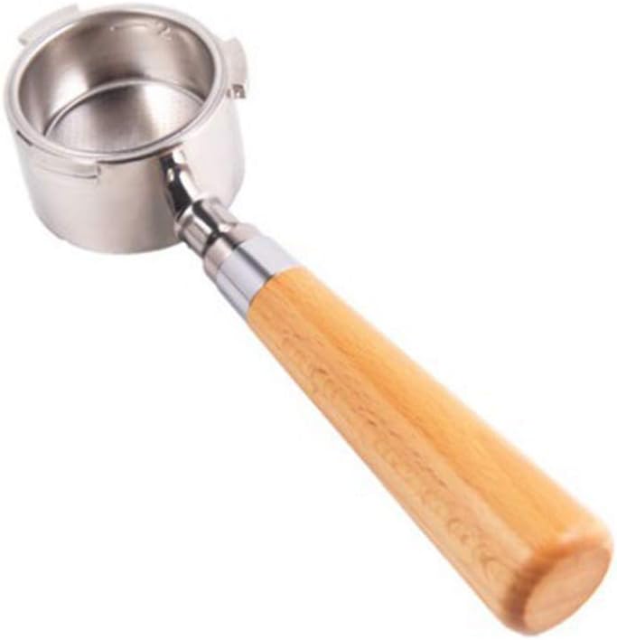 Centraliain 51/54mm Portafilter Stainless Steel Portafilter Espresso Coffee Make Wooden Handle Filter 51mm