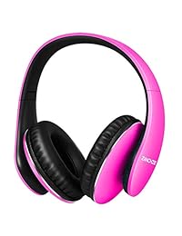 Auriculares inalámbricos por encima de la oreja, auriculares estéreo Hi Fi Bluetooth con micrófono, 30 horas de tiempo de reproducción, auriculares plegables con memoria suave proteína auriculares para teléfonos celulares TV PC deporte viaje trabajo