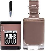 Maybelline Color Show Nail Polish Mauve Kiss 7 ml Transparent Gel-based view 2