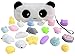 Mochi Squishy Toy 20-Pcs Pack - FREE Kawaii Panda Bag| Random Package of Mini Variety Animals Squishies Case| Cute Box of Animal Toy Set| Fun Birthday Present Idea for Girls + Boys Party Favor