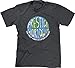 Blittzen Prestige Worldwide Mens T-shirt, L, Charcoal