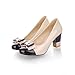 Carol Shoes Fashion Bows Womens High Heel Dress Shoes