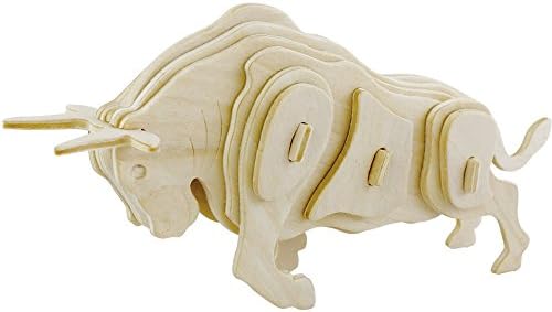 Wooden 3D Puzzle Chinese Zodiac Animal Bull