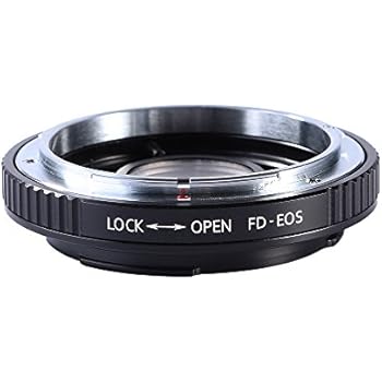Beschoi Lens Mount Adapter for Canon FD Lens to Canon EOS (EF, EF-S) Mount SLR Camera Body, Fits Canon 1D, 1DS, Mark II, III, IV, Digital Rebel T5i, T4i, T3i, T3