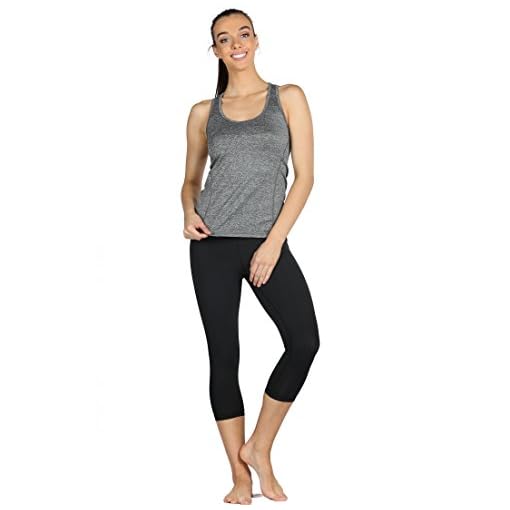 icyzone Workout Tank Tops for Women - Racerback Athletic Yoga Tops, Running Exercise Gym Shirts(Pack of 3) - Image 3