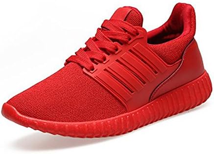 Juhui Men Breathable Athletic Running Shoes 1220 (8.5 D(M)US, Red)