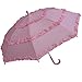 RainStoppers Children's Pink Umbrella with 3-Ruffles