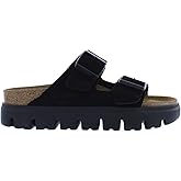 Birkenstock Arizona Papillio Chunky Narrow Unisex Shoes Size 7, Color: Black/Black