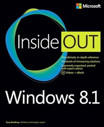 Amazon Com Windows 8 1 Inside Out Ebook Northrup Tony Books