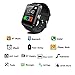 Relee Fitness Tracker Watch,Activity Tracker With Smart Watch for Kids Women Men Phone Mate with Iphone Android Samsung HTC LG (Black)