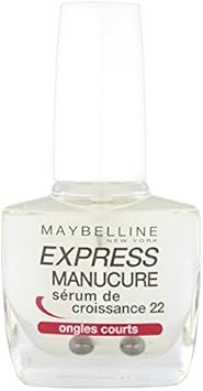 Maybelline New York Sérum De Croissance Pour Ongles Courts 22 Ingrédients Actifs Express Manucure