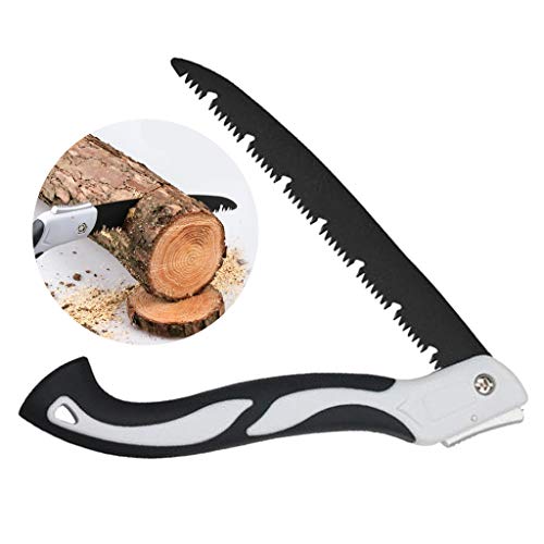 Hellery Tragbare Baumsäge, klappbar Handsäge, Camping/Astsäge Faltsäge klappbar Outdoor Camping Werkzeug - S 41CM – Bild 4