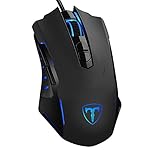 Pictek Gaming Mouse Wired [7200 DPI] [Programmable] [ Breathing Light] Ergonomic Game Computer Mice with 7 Buttons for PC,Gamer