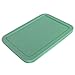 Pyrex Rectangular 3 Cup (750ml) Plastic Storage Cover (2, Green)