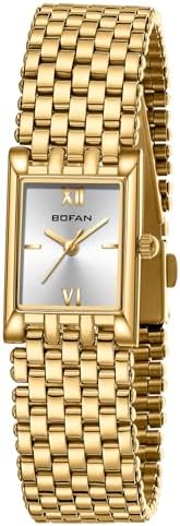 BOFAN Gold Watch for Women Luxury Ladies Quartz Stainless Steel Bracelet Amazon.com: BOFAN Gold Watches for Women Luxury Ladies  main image 3