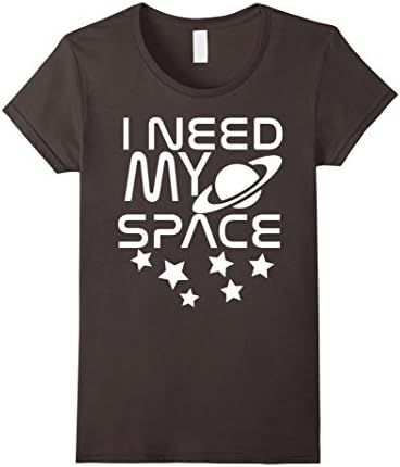 Women's I need my space  T-Shirt Large Asphalt