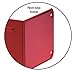 Acrimet Premium Bookends (Red Color) (1 Pair Pack)