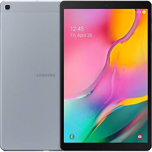 2019 Samsung Galaxy Tab A 10.1-inch Touchscreen (1920x1200) Wi-Fi Tablet Bundle, Exynos 7904A Processor, 3GB RAM, 128GB Memory, BMali-G71 MP2 Graphics, Bluetooth, Tigology Case, Android 9.0, Silver