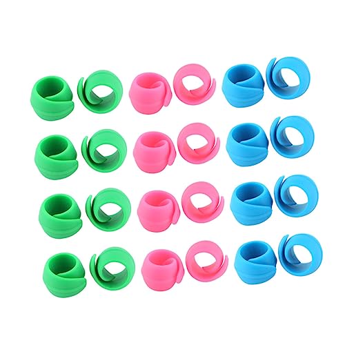 LIFKOME 80pcs Thread Storage for Serger Bobbin Clamp Spool Clips Sewing Spools Clip Hugger Sewing Accessories