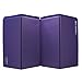 We Sell Mats 4 ft x 8 ft x 2 in Gymnastics Mat, Folding Tumbling Mat, Portable with Hook & Loop Fasteners, Purple