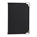Samsill 15131 Classic Collection Executive Presentation Mini 3 Ring Binder/Organizer/Planner, 1 Inch Brass Round Ring (5.5 x 8.5 Inch Sheets), Black