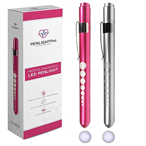 PENLIGHTPro Pen Light LED with Pupil Gauge Essential for Nurses Nursing