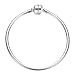SOUFEEL S925 Sterling Silver Bracelets Basic Charm Bracelet Jewelry Chain Clasp Bracelets Exclusive Simple Bracelets for Women Men Girls Boys Baby on Birthday Valentine's Day Memorial Gift