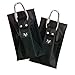 Valeo Heavy Duty Ab Straps with Steel Carabiner Attachments, Woven Nylon with Steel Grommets, and Padded Straps with Brush Lining for Comfort, VA4524BK