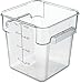 CFS 10723AF07 StorPlus Square Container Only, Polycarbonate, 8 quart, Purple