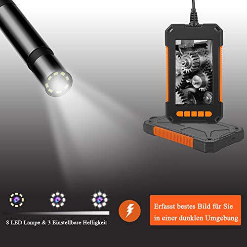 Endoskopkamera GEEUMI Industrieendoskop Schlangenkamera Endoskop mit 8 einstellbaren LED-Licht Inspektionskamera… – Bild 6