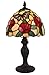 Amora Lighting Tiffany Style AM046TL08 14.5-inch Floral Mini Table Lamp