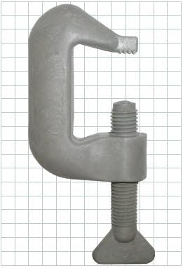 CL-635-DC Carr Lane Duraclamp Plastic C Clamp with Radius Screw: Max Torque 250lbs