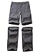 Toomett Kids’ Quick Dry Outdoor Convertible Trail Pants 9011,Gray US Lthumb 2