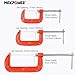 MAXPOWER 3-Piece C Clamp Set - 3-Inch, 4-Inch & 6-Inch Clamps