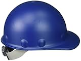 Fibre-Metal Roughneck Blue Fiberglass Cap Style Hard Hat - 8-Point Suspension - Swing Strap Adjustment - Reversible Suspension, Strip-Proof - P2AQSW71A000 [PRICE is per EACH]