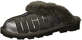 UGG Women's W Coquette Sparkle Slipper, charcoal, 8 M US