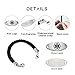 BBX JEWELRY Medical ID Alert Bracelets with Stainless Steel Med ID Tag for Women Men Free Engraving