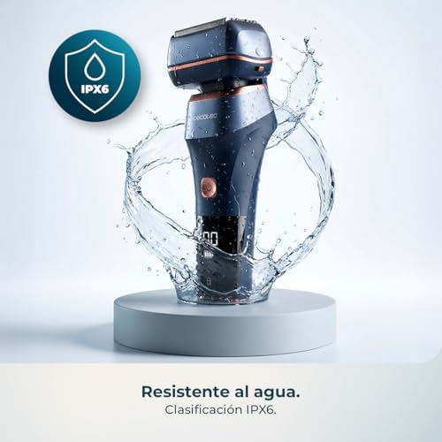 Afeitadora Eléctrica Laminar con 6 Cuchillas PrecisionCare X-Trimm ProElite 6000. Motor 8000rpm, Luz LED, Autonomía 100mins, Pantalla Integrada, Carga Rápida, IPX6, Uso con Cable o Batería — foto 4 de 8