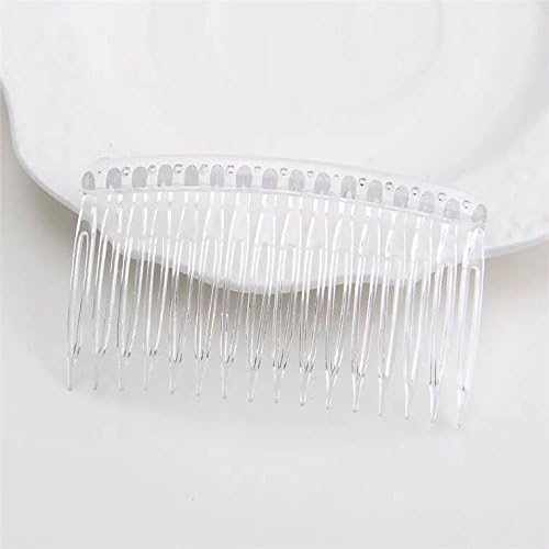 Baoli to14 Tooth Crystal Clear Multipurpose Comb - 24pcs Set (24)