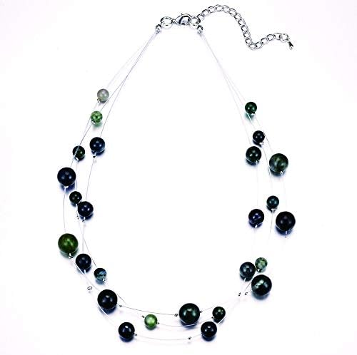 Layered Choker Freshwater Pearl Necklace - Fashion Jewelry Necklace Gifts for Women