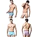 DODOMIAN Mens Boxer Briefs Underwear Colorful Cotton Boxer Briefs for Men Boys 4 Pack Multicolor