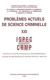 Problèmes actuels de science criminelle