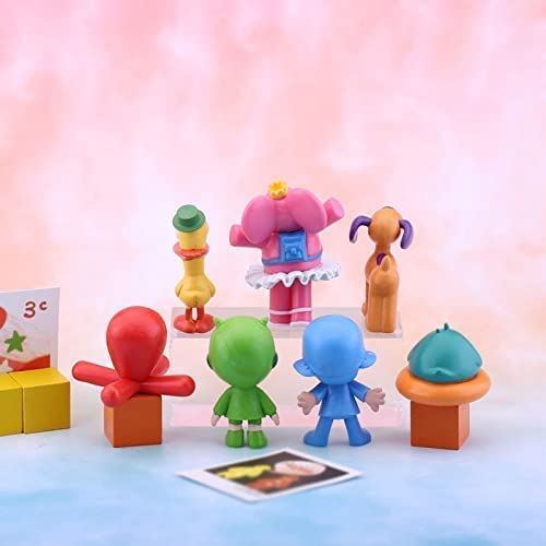 ATIN Pocoyo Mini Action Figures 7 Pcs Set, 2.6inch Toy Set, Perfect