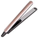 LumaBella Keratin Dual Touch Hair Straightener with Keratin Micro Conditioners & Smart Heat Sensors, Flat Iron, 1-Inch 