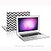 TOP CASE - 2 in 1 Signature Bundle Chevron Series Hard Case Plus Keyboard Cover Compatible Older Generation MacBook Air 13