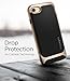 Spigen Neo Hybrid Designed for iPhone SE 2022 Case/iPhone SE 3 Case 2022 / iPhone SE 2020 Case/iPhone 8 Case/iPhone 7 Case - Champagne Gold