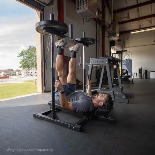 Titan Fitness Vertical Leg Press Machine, 400 LB Capacity, Diamond