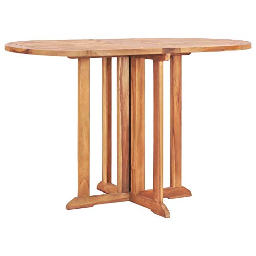 vidaXL Teak Massiv Gartenmöbel 5-TLG. Klappbar Sitzgruppe Lounge Gartengarnitur Gartenset Sitzgarnitur Klapptisch Klappstuhl Tisch Stühle – Bild 3