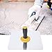 Aluminum Plastering Hawk, Lightweight Plastering Handheld Plate with Comfort Grip Handle Size 30x30x13cm for Household Drywall Building Remodel