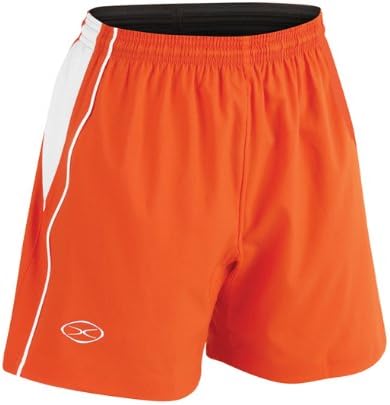 Girl's Xara International Shorts, Orange/White - Youth Medium